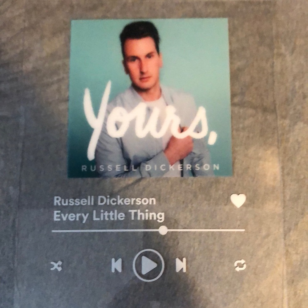 Russell Dickerson Everything Little Thing Cover